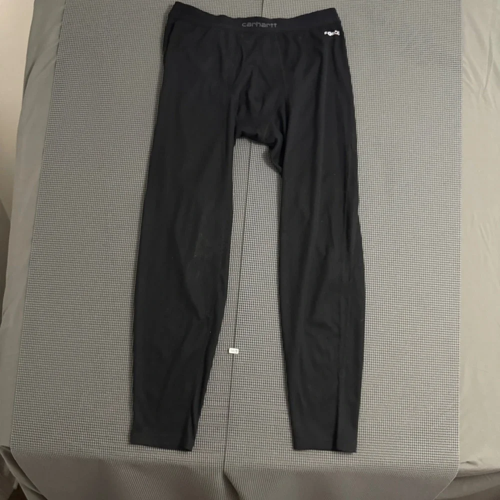 Carhartt Force Mens Black Thermal Base Layer Bottoms MBL115 BLK XL Regular